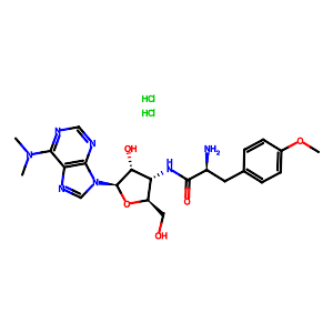 Puromycin dihydrochloride,58-58-2