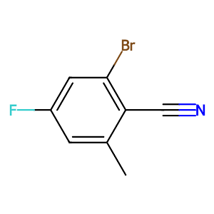 2-Bromo-4-fluoro-6-methylbenzonitrile,916792-09-1