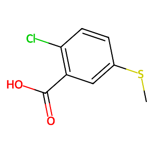 2-Chloro-5-(methylthio)benzoic acid,51546-12-4