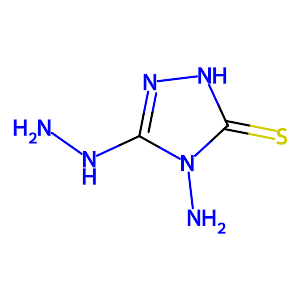 4-Amino-3-hydrazino-5-mercapto-1,2,4-triazole [for Determination of Aldehydes],1750-12-5
