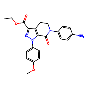 Ethyl 6-(4-aMinophenyl)-1-(4-Methoxyphenyl)-7-oxo-4,5,6,7-tetrahydro-1H-pyrazolo[3,4-c]pyridine-3-carboxylate,503615-07-4
