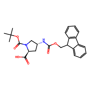 (2S,4R)-Fmoc-4-amino-1-Boc-pyrrolidine-2-carboxylic acid,176486-63-8