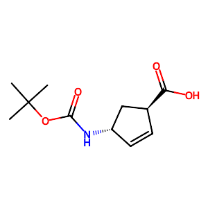 (1R,4R)-4-(tert-Butoxycarbonylamino)cyclopent-2-enecarboxylic acid,298716-03-7