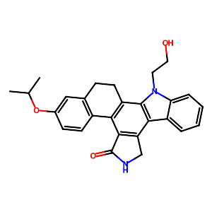 2-Isopropoxy-12-(2-hydroxyethyl)-13,14-dihydronaphthol[2,1-a]pyrrolo[3,4-c]carbazole-5-one,475471-77-3
