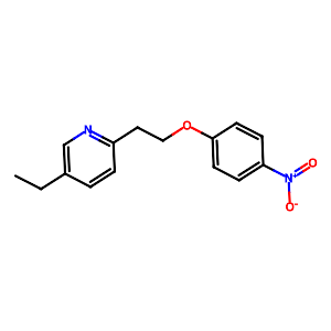 5-Ethyl-2-[2-(4-nitrophenoxy)ethyl]pyridine,85583-54-6