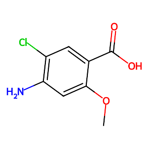 4-Amino-5-chloro-2-methoxybenzoic acid,7206-70-4