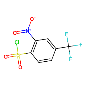 2-Nitro-4-(trifluoromethyl)benzenesulfonyl chloride,837-95-6