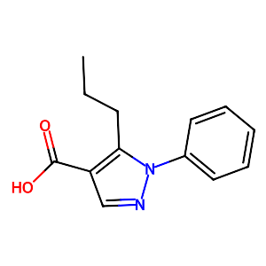 1-Phenyl-5-propylpyrazole-4-carboxylic acid,116344-17-3