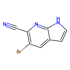 5-Bromo-1H-pyrrolo[2,3-b]pyridine-6-carbonitrile,1190317-45-3