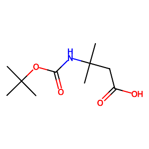 3-((tert-Butoxycarbonyl)amino)-3-methylbutanoic acid,129765-95-3