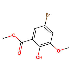 Methyl 2-hydroxy-3-methoxy-5-bromobenzoate,134419-43-5