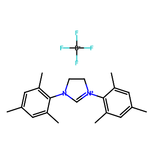 1,3-Bis(2,4,6-trimethylphenyl)-4,5-dihydroimidazolium tetrafluoroborate,245679-18-9