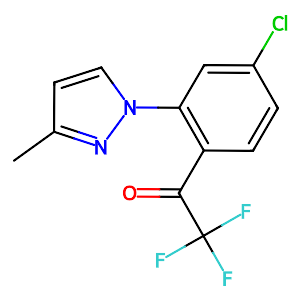 1-(4-Chloro-2-(3-Methyl-1H-pyrazol-1-yl)phenyl)-2,2,2-trifluoroethanone,1125828-30-9