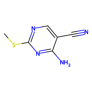 4-Amino-2-(methylthio)pyrimidine-5-carbonitrile,770-30-9