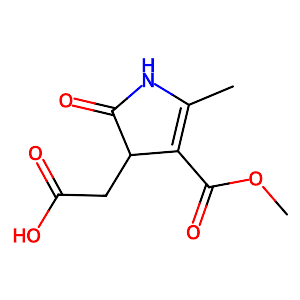 2-[4-(Methoxycarbonyl)-5-methyl-2-oxo-2,3-dihydro-1H-pyrrol-3-yl]acetic acid,77978-73-5