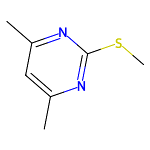 4,6-Dimethyl-2-methylmercapyrimidine,14001-64-0
