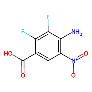 4-Amino-2,3-difluoro-5-nitrobenzoic acid,284030-57-5