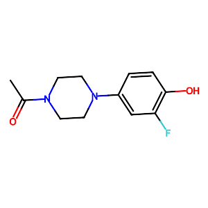 1-(4-(3-Fluoro-4-hydroxyphenyl)piperazin-1-yl)ethanone,742067-12-5