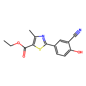 Ethyl 2-(3-cyano-4-hydroxyphenyl)-4-methyl-1,3-thiazole-5-carboxylate,161798-02-3