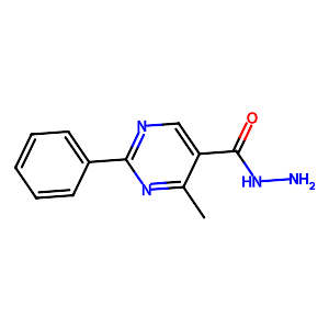4-Methyl-2-phenyl-5-pyrimidinecarbohydrazide,100517-70-2
