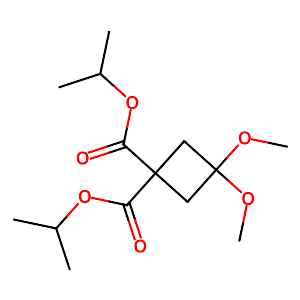 Diisopropyl 3,3-dimethoxycyclobutane-1,1-dicarboxylate,115118-68-8