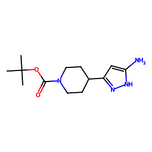 4-(5-Amino-1H-pyrazol-3-yl)-piperidine-1-carboxylic acid tert-butyl ester,1169563-99-8