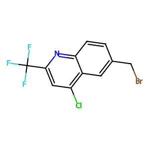 6-(Bromomethyl)-4-chloro-2-(trifluoromethyl)quinoline,123637-51-4