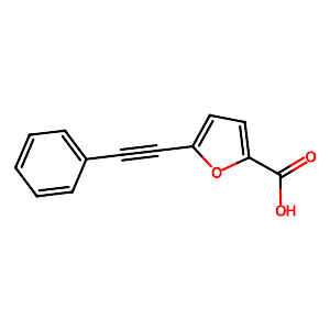 5-(2-Phenyleth-1-ynyl)-2-furoic acid,130423-83-5
