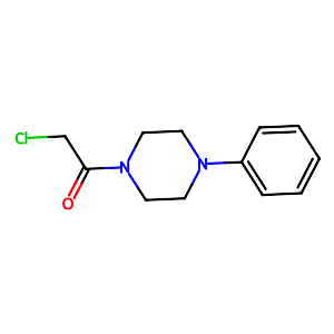 2-Chloro-1-(4-phenylpiperazino)ethan-1-one,14761-39-8