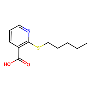 2-(Pentylthio)nicotinic acid,175135-23-6