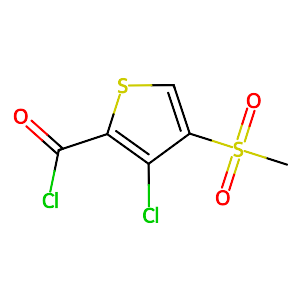 3-Chloro-4-(methylsulfonyl)thiophene-2-carbonyl chloride,175201-87-3