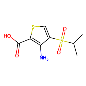 3-Amino-4-(isopropylsulfonyl)thiophene-2-carboxylic acid,175201-89-5