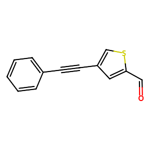 4-(2-Phenyleth-1-ynyl)thiophene-2-carbaldehyde,175203-58-4