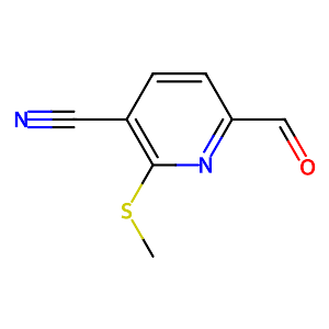 3-Cyano-2-(methylthio)pyridine-6-carboxaldehyde,175277-27-7