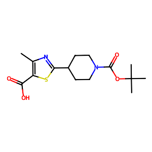 4-Methyl-2-[1-(tert-butoxycarbonyl)piperid-4-yl]-1,3-thiazole-5-carboxylic acid,216955-61-2