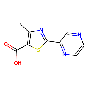 4-Methyl-2-(2-pyrazinyl)-1,3-thiazole-5-carboxylic acid,216959-92-1