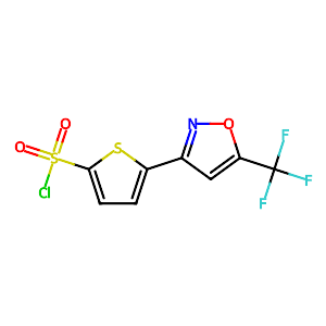 5-[5-(Trifluoromethyl)isoxazol-3-yl]thiophene-2-sulfonyl chloride,229956-98-3