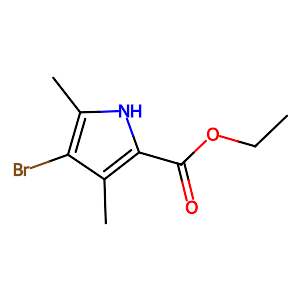 Ethyl 4-bromo-3,5-dimethyl-1H-pyrrole-2-carboxylate,5408-07-1