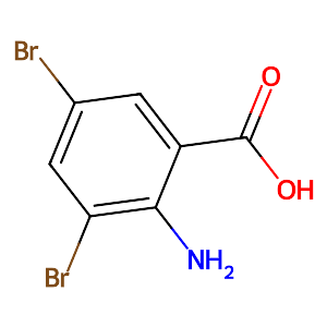 2-Amino-3,5-dibromobenzoic acid,609-85-8