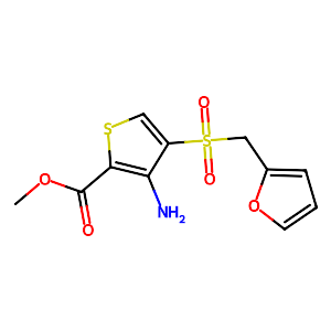 Methyl 3-amino-4-[(2-furylmethyl)sulfonyl]thiophene-2-carboxylate,690632-80-5