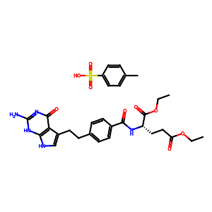 (S)-Diethyl 2-(4-(2-(2-amino-4-oxo-4,7-dihydro-3H-pyrrolo[2,3-d]pyrimidin-5-yl)ethyl)benzamido)pentanedioate 4-methylbenzenesulfonate,165049-28-5