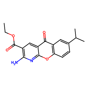 Ethyl 2-amino-7-isopropyl-5-oxo-5h-[1]-benzopyrano[2,3-b]pyridine-3-carboxylate,68301-99-5