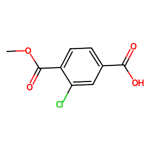 3-Chloro-4-(methoxycarbonyl)benzoic acid,55737-77-4