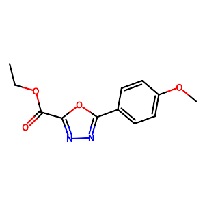 Ethyl 5-(4-methoxyphenyl)-1,3,4-oxadiazole-2-carboxylate,99367-44-9