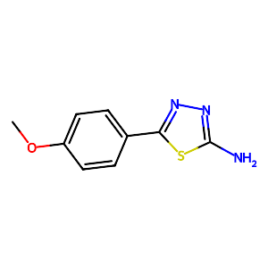 2-Amino-5-(4-methoxyphenyl)-1,3,4-thiadiazole,1014-25-1