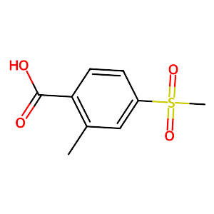 2-Methyl-4-(methylsulfonyl)benzoic acid,118939-09-6