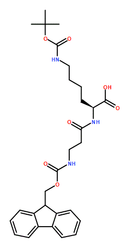 Fmoc-L-β-Ala-Lys(Boc)-OH, 95%