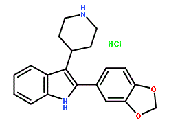 4-(2-Benzo[1,3]dioxol-5-yl-1H-indol-3-yl)-piperidine HCl, 98% (HPLC)