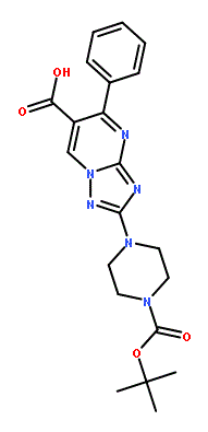 2-(4-Boc-piperazinyl)-5-phenyl-[1,2,4]triazolo[1,5-a]pyrimidine-6-carboxylic acid