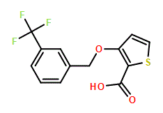 3-{[3-(Trifluoromethyl)benzyl]oxy}-2-thiophenecarboxylic acid